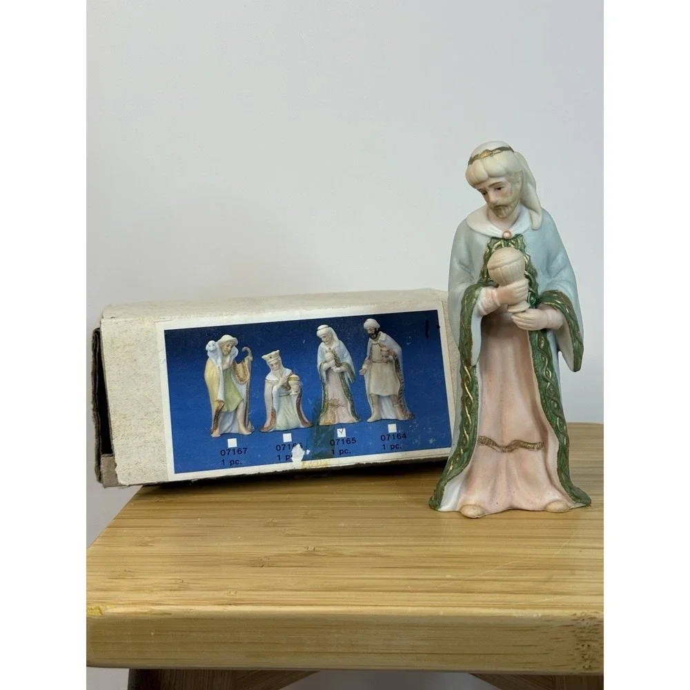 VTG Lefton‎ Wise Men Figurine 1989 